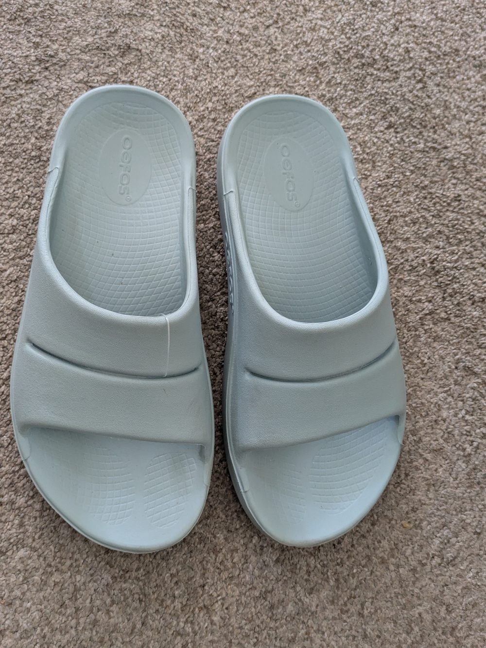 Oofos OOAHH Unisex' NEW Recovery Slide Neptune Blue w8/m6